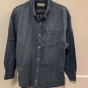 Madewell Denim Blue Button Down Shirt